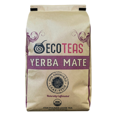 Organic Yerba Mate - Leaf/Stem - Unsmoked - 5 LBS Loose