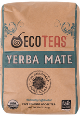 Organic Yerba Mate - Pure Leaf - Unsmoked - 5 LBS Loose
