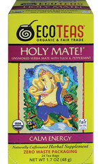 Holy Mate! yerba mate and tulsi tea in zero waste tea bags