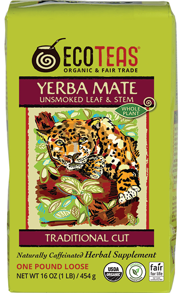 Organic Yerba Mate - Leaf/Stem - Unsmoked - 1 LB Loose Organic Yerba Mate - Leaf/Stem - Unsmoked - 1 LB Loose