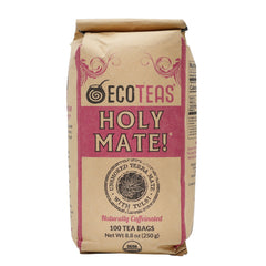 Organic Holy Mate! (w/ Tulsi & Peppermint) - 100 Unwrapped Tea Bags