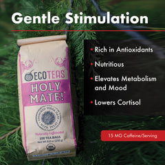 Organic Holy Mate! (w/ Tulsi & Peppermint) - 100 Unwrapped Tea Bags