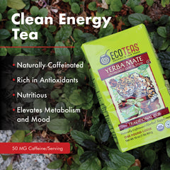 Organic Yerba Mate - Leaf/Stem - 1 lb Case (6/1 lb)