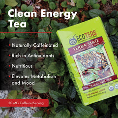 Organic Yerba Mate - Leaf/Stem - Unsmoked - 1 LB Loose