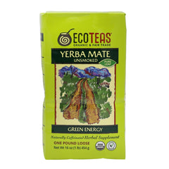 Organic Yerba Mate - Pure Leaf - Unsmoked - 1 LB Loose