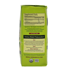 Organic Yerba Mate - Pure Leaf - Unsmoked - 1 LB Loose