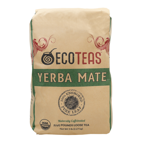 Organic Yerba Mate - Pure Leaf - Unsmoked - 5 LBS Loose