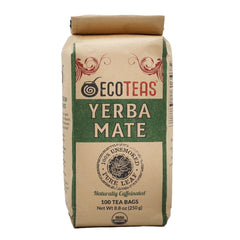 Organic Yerba Mate - Unsmoked - 100 Unwrapped Tea Bags