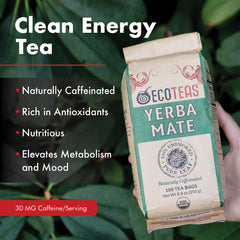 Organic Yerba Mate - Unsmoked - 100 Unwrapped Tea Bags