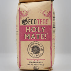 Organic Holy Mate! (w/ Tulsi & Peppermint) - 100 Unwrapped Tea Bags