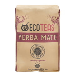 Organic Yerba Mate - Leaf/Stem - Unsmoked - 5 LBS Loose