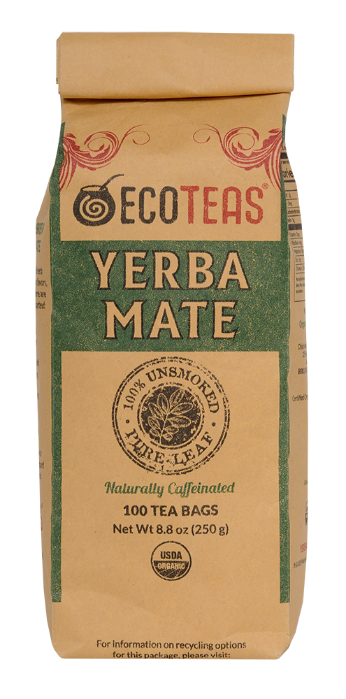Organic Yerba Mate - Pure Leaf - Unsmoked - 5 LBS Loose – ECOTEAS