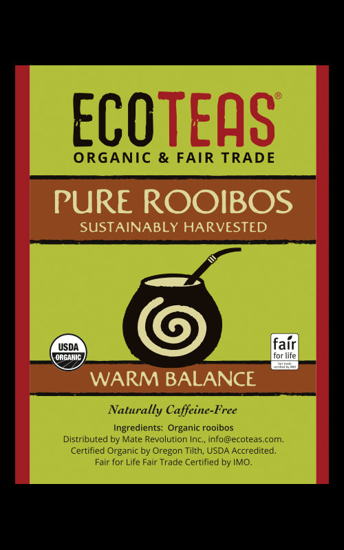 Pure Rooibos Bulk Bin Label – ECOTEAS
