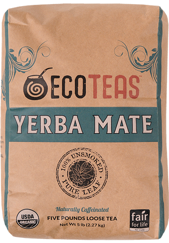 Organic Yerba Mate - Pure Leaf - Unsmoked - 5 LBS Loose