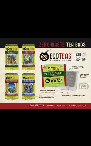 Zero-Waste Tea Bags Sign